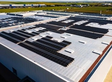 Centrale photovoltaïque bâtiment industriel