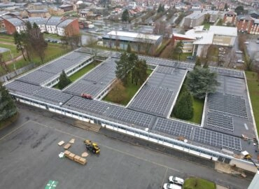 Centrale photovoltaïque sur toiture réalisée par SUNELIS